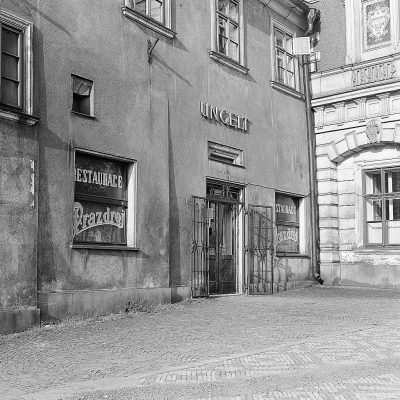 Restaurace Ungelt kolem roku 1970