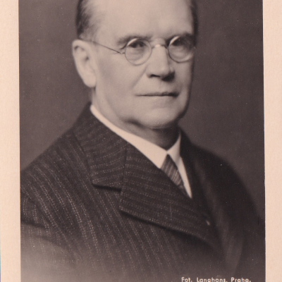 Fotografie Václava Štecha z roku 1934 ze sbírky Jiřího Popoviče.