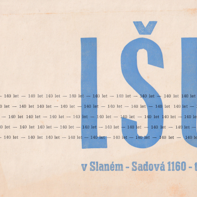 Titulní strana z publikace k výročí 140 let v roce 1978 Lidové školy umělecké.