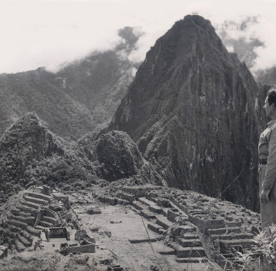 Ingriš na Macchu Picchu v roce 1954.