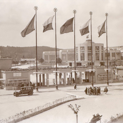Vstup na Výstavu soudobé kultury - květen 1928 Československo (Brno)
