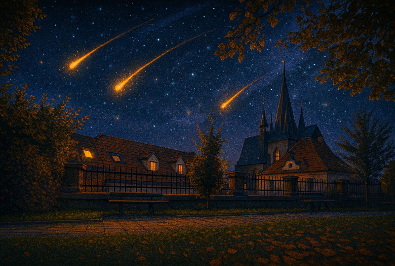 perseidy nad Slaným